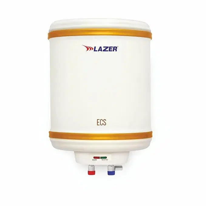 Lazer ECS Storage Water Geyser Vertical, Ivory