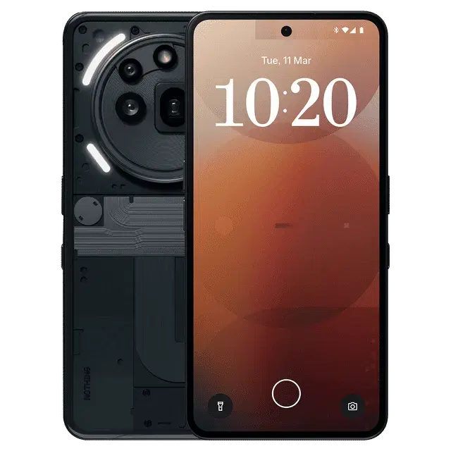 Nothing Phone 3a Pro 5G (12GB RAM, 256GB, Black)