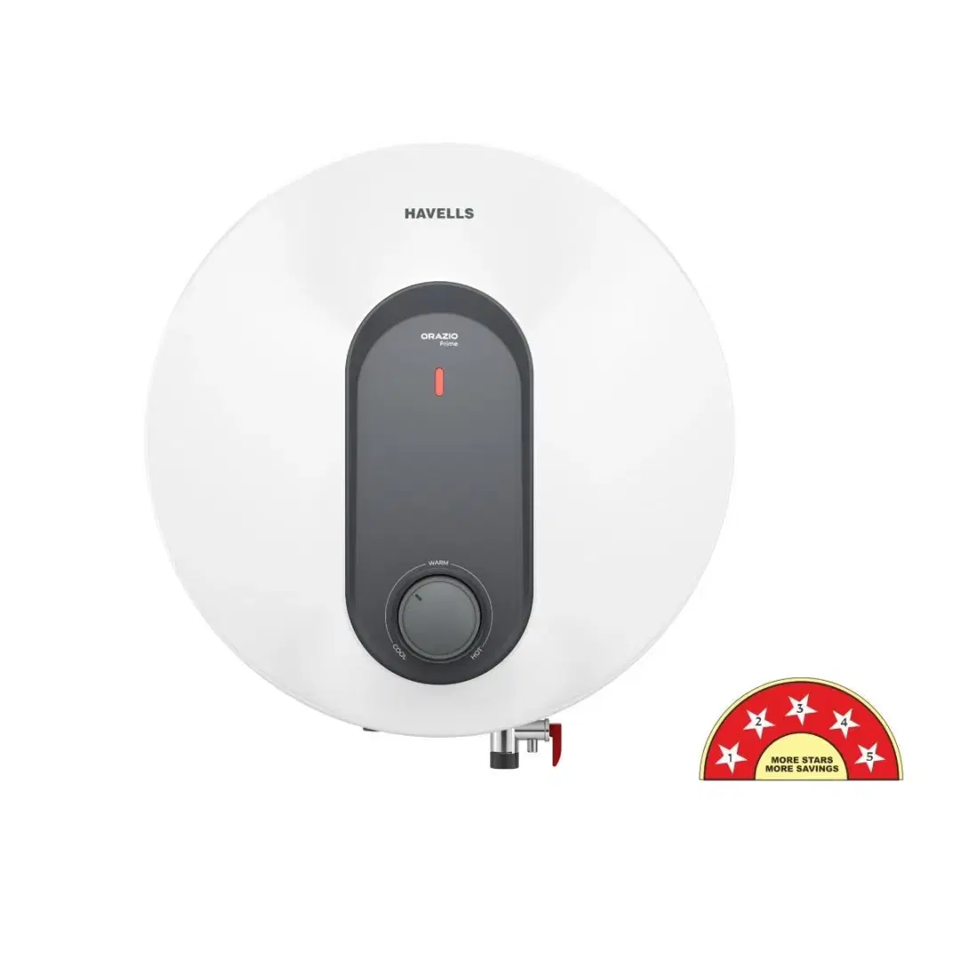 HAVELLS ORAZIO PRIME 10 L Storage Water Geyser (WHITE GREY)