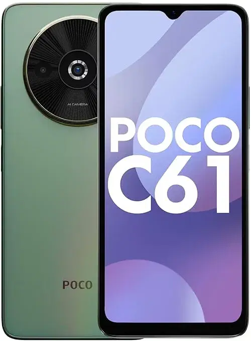 POCO C61 (Mystical Green, 64 GB) (4 GB RAM)