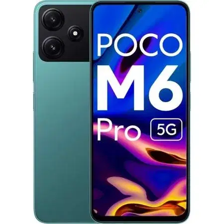 POCO M6 Pro 5G (Forest Green, 128 GB) (4 GB RAM)#JustHere