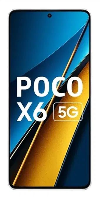 POCO X6 5G (Snowstorm White, 256 GB) (8 GB RAM)