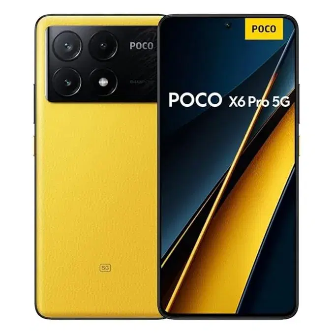 POCO X6 Pro 5G (Yellow, 256 GB) (8 GB RAM)