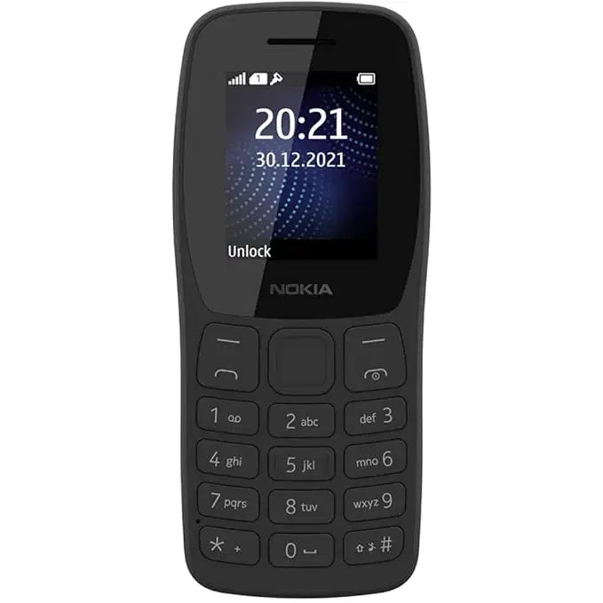 Nokia 105 Classic without Charger (Charcoal)#JustHere