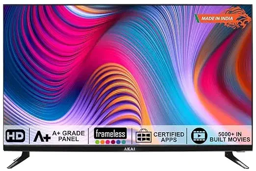 Akai AKLT32S-FL1Y9W 80 cm (32 Inch) HD Ready Smart LED TV