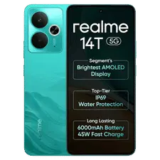Realme 14T 5G (Surf Green, 256 GB) (8 GB RAM)