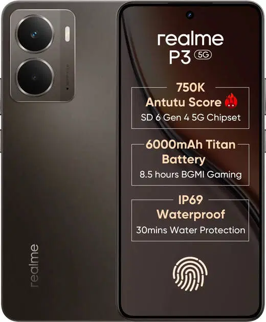 Realme P3 5G (Comet Grey, 256 GB) (8 GB RAM)