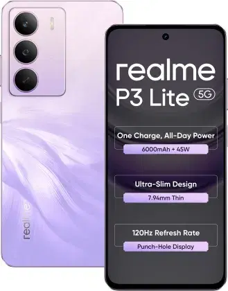 Realme P3 Lite 5G (Purple Blossom, 128 GB) (4 GB RAM)