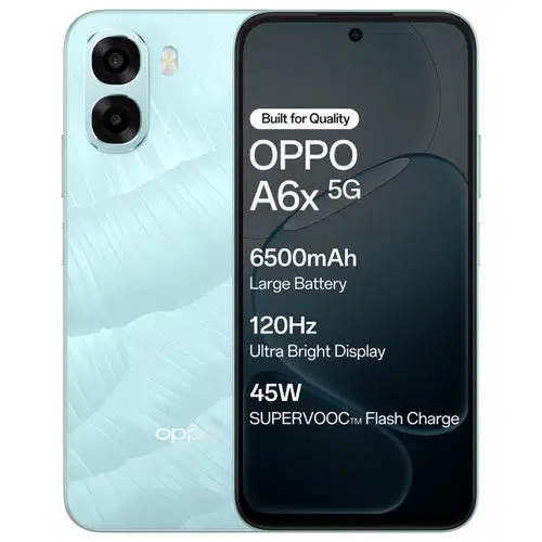 Oppo A6x 5G (Ice Blue, 128 GB) (4 GB RAM)
