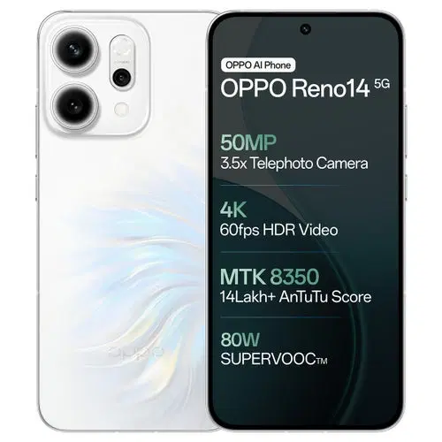 Oppo Reno14 Pro 5G (Pearl White, 512 GB) (12 GB RAM)