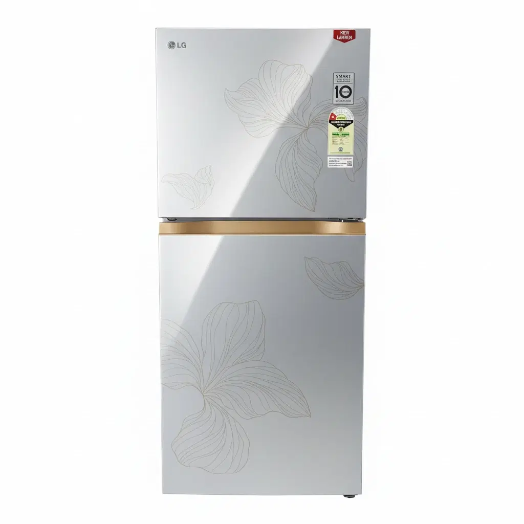 LG 225 L Double Door Frost-Free Refrigerator (Radiant Inox, GLT2216WYRI)