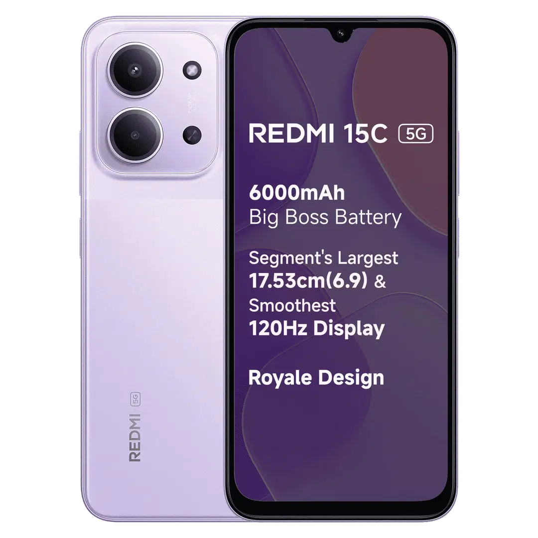 Redmi 15C 5G (Dusk Purple, 128 GB) (4 GB RAM)