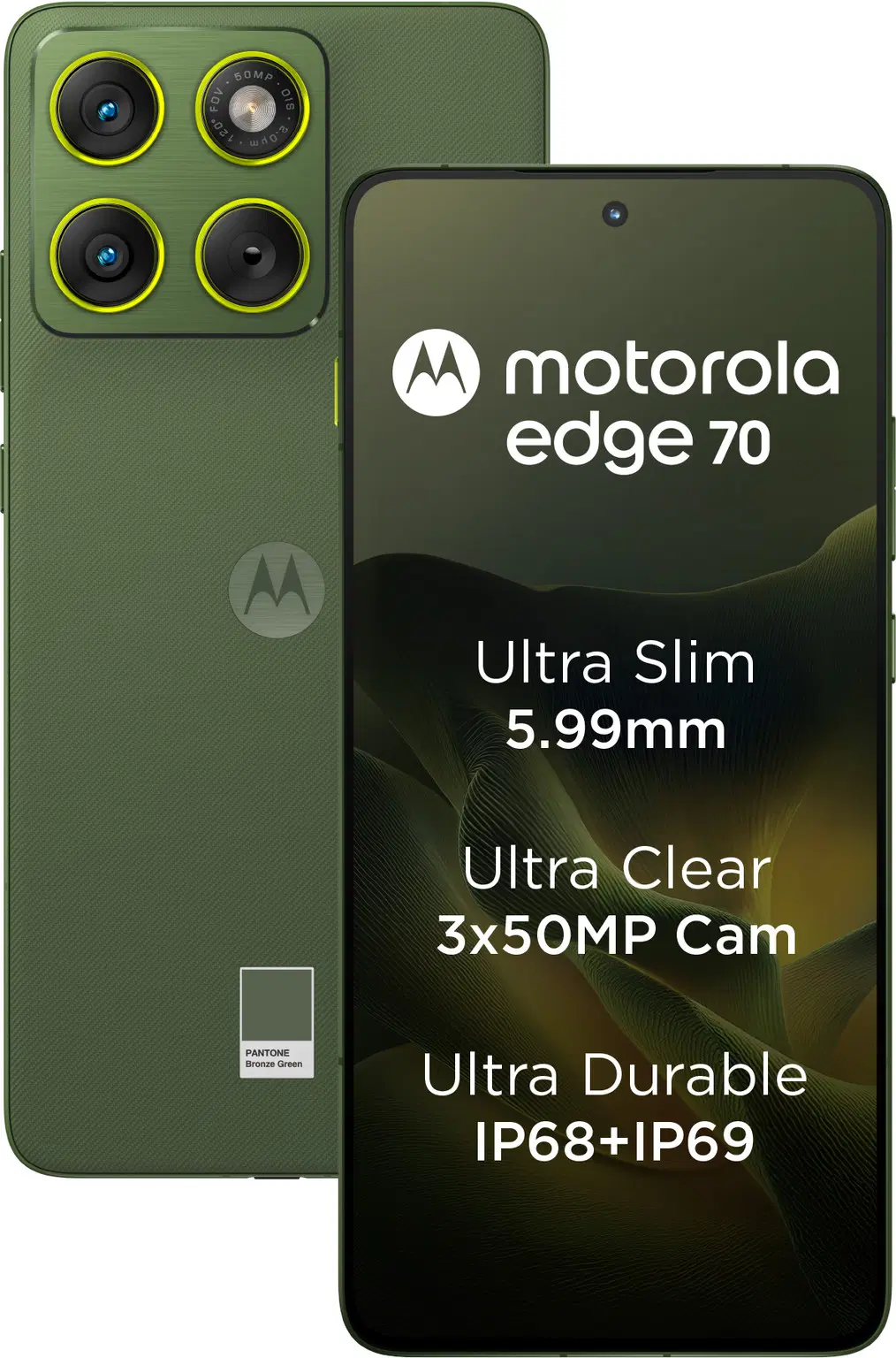 Motorola Edge 70 (Green, 8GB RAM, 256GB Storage)