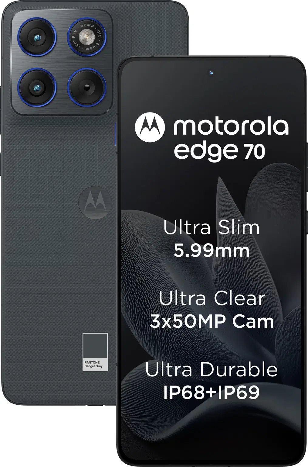 Motorola Edge 70 (Grey, 8GB RAM, 256GB Storage)