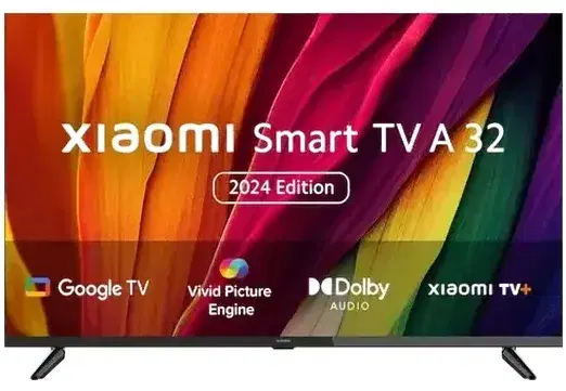 Xiaomi Smart TV A 80 cm (32) HD Ready Smart Google LED TV L32MA-AIN (Black)