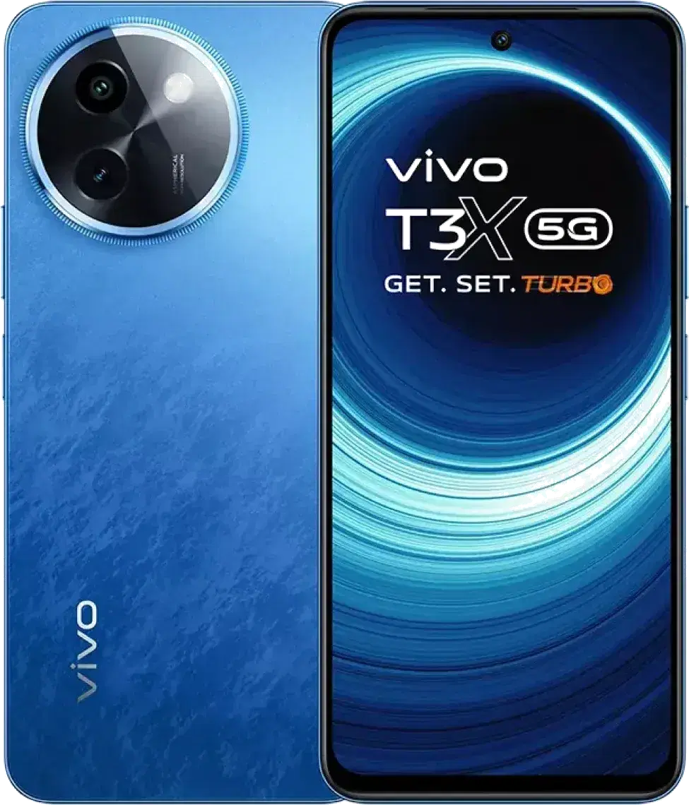 Vivo T3X 5G (6GB RAM, 128GB Storage) - Sapphire Blue
