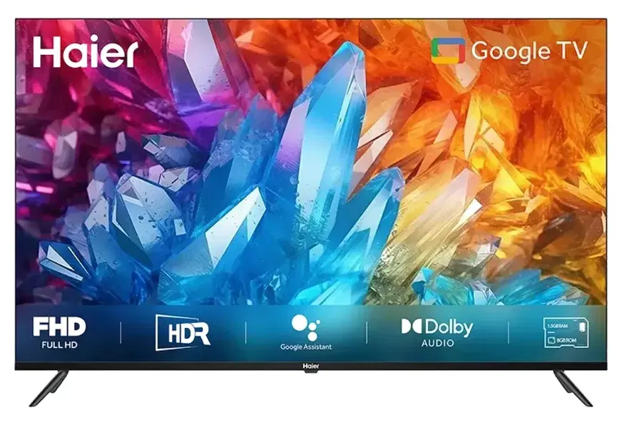 Haier 108 cm (43 inch) 4k UHD LED Smart Google TV with Bezel-less Design Google Assistant (LE43A900UG)