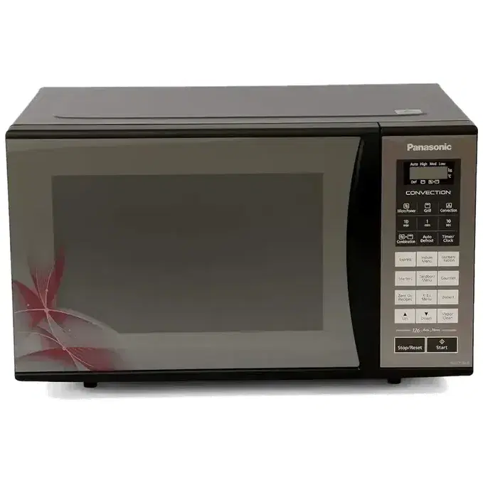 Panasonic 23 L Convection Microwave Oven (NN-CT36HBFDG, Black Mirror Floral)