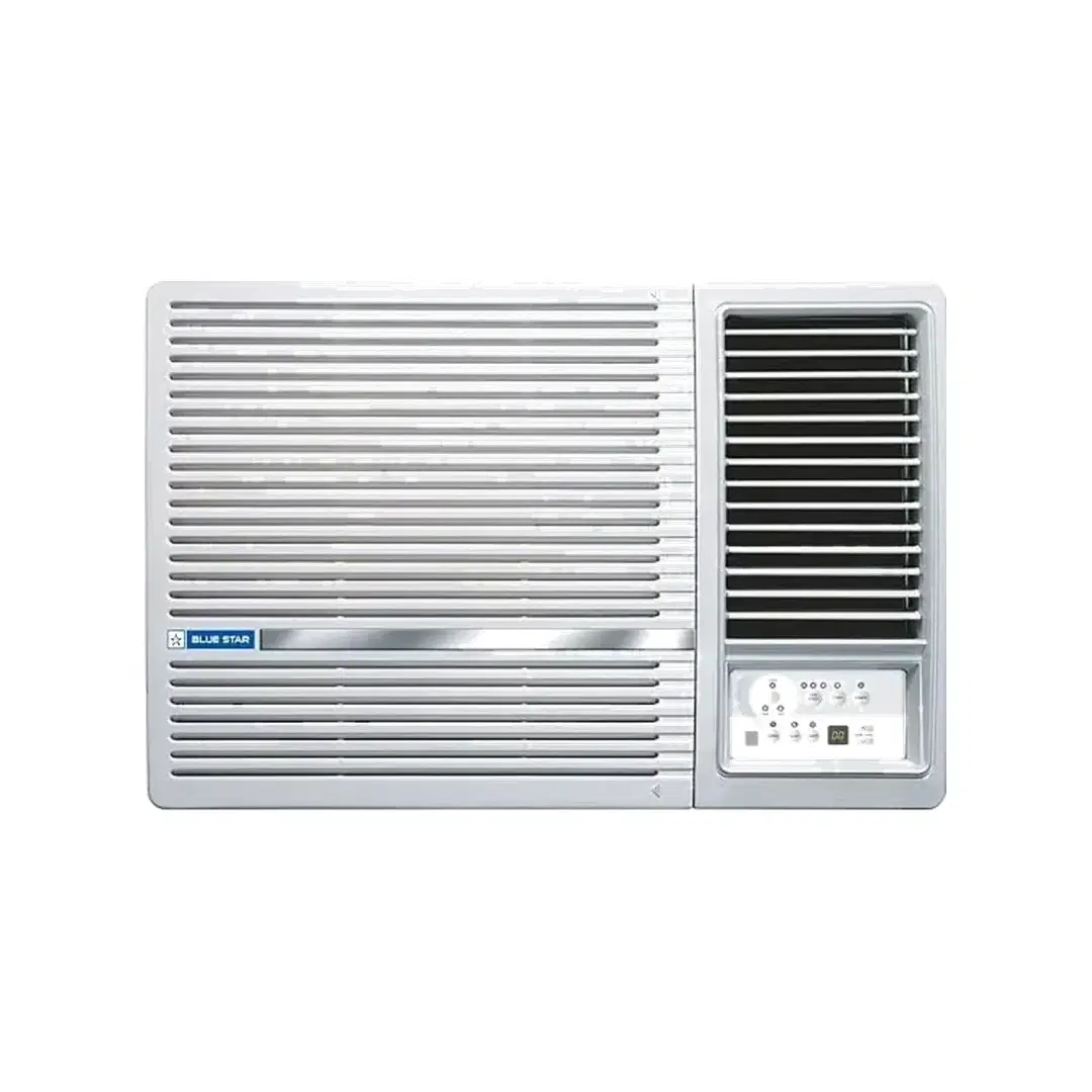 Blue Star 1.5 Ton 5 Star Inverter Window AC (Copper, Turbo Cool, Fan Modes-Auto/High/Medium/Low, Hydrophilic Blue Fins, Dust Filters, Self-Diagnosis, WID518L, White)