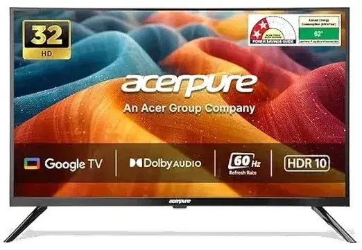 Acerpure Aspire TV by Acer (2024 Series) 80 cm (32 inch) HD Ready LED Smart Google TV with Google OS | Dolby Audio (AP32HG41AASPD)