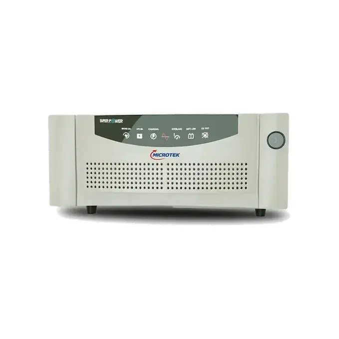 Microtek Super Power 1700 Advanced Digital 1600VA/24V Inverter, Support 2 Battery with 3 Year Warranty for Home, Office & Shops