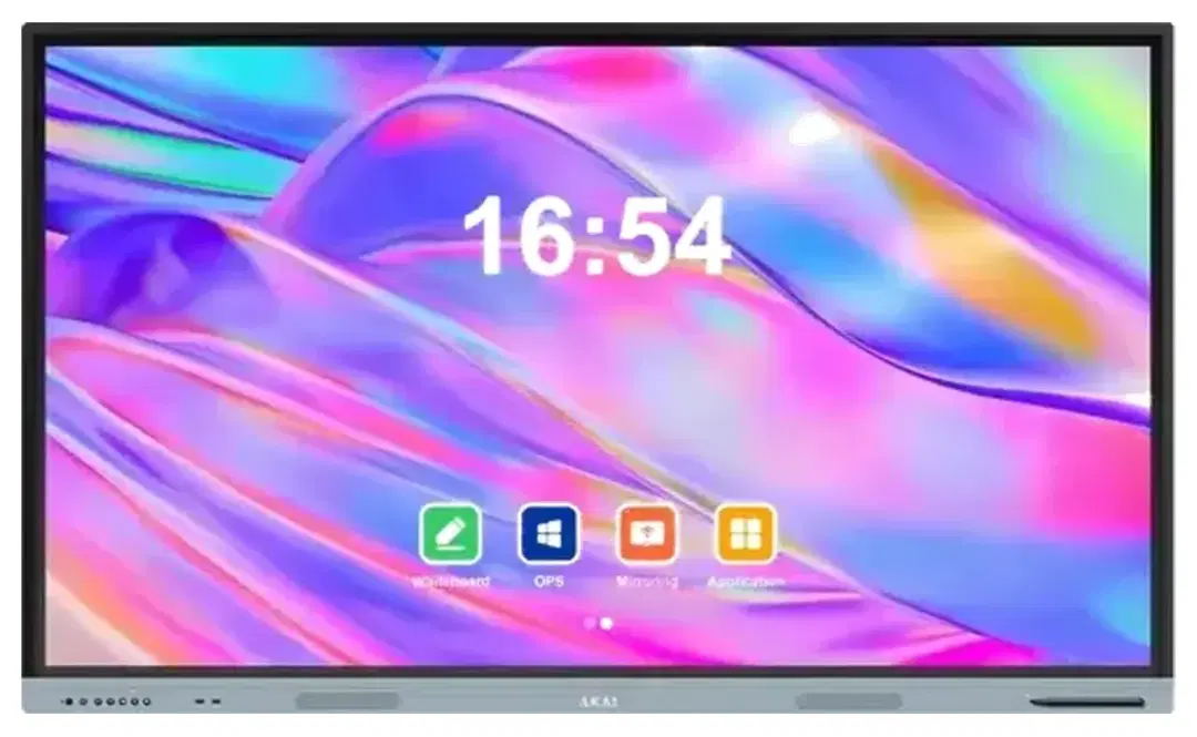 AKAI 218cm (86) 4K UHD Interactive Flat Panel Display, Android 12.0 (Upgradable to 14.0) | Built-in Speakers | Screen Display for Teaching, School, College, Institute, Home & Office
