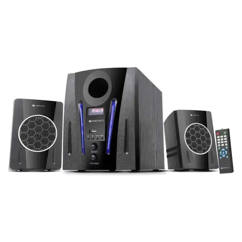 ZEBRONICS Zeb BT2150RUF 2.1 Multimedia Speaker with Bluetooth/AUX/USB/FM