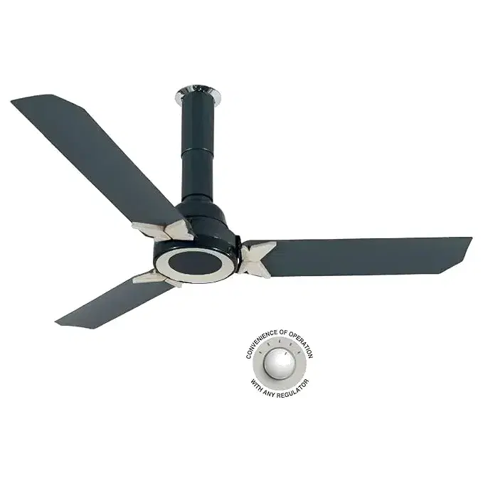 Usha Pi Plus 1200MM BLDC 5 Star Energy Efflicient, Dust & Oil Resistant Ceiling Fan (Graphite Grey)