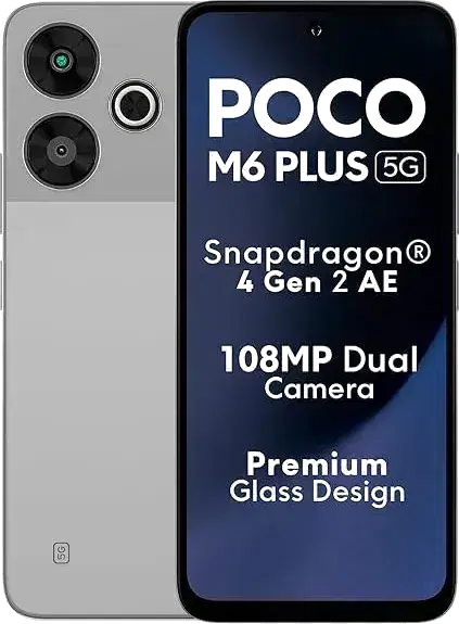 Poco M6 Plus 5G Ice Silver 8GB RAM 128GB ROM