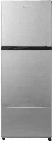 Kelvinator 255 Litre 2 Star Double Door Convertible Refrigerator, Hairline Silver, KRF-G260RBPHSZ