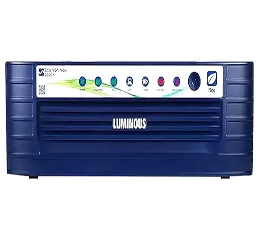 Luminous Eco Volt Neo 2300+ Inverter for Home, Office & Shops | 2000VA/ 24V Pure Sinewave | Reliable Power Backup | Minimum Maintenance | Easy Installation | with 36 Months Warranty