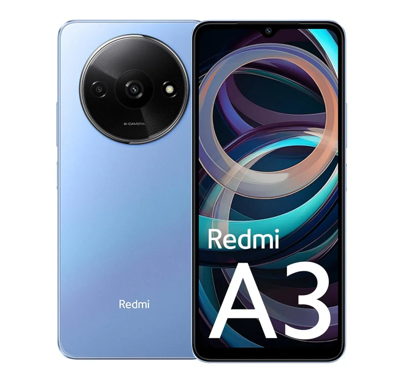 Redmi A3, 6 GB RAM, 128GB, Lake Blue
