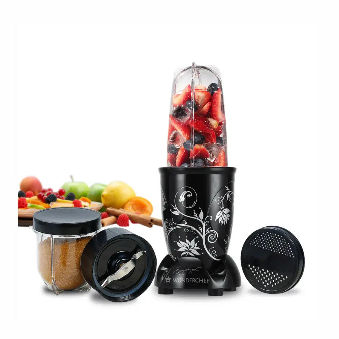 Wonderchef 500 W Juicer Mixer Grinder (Nutri-blend, Black)
