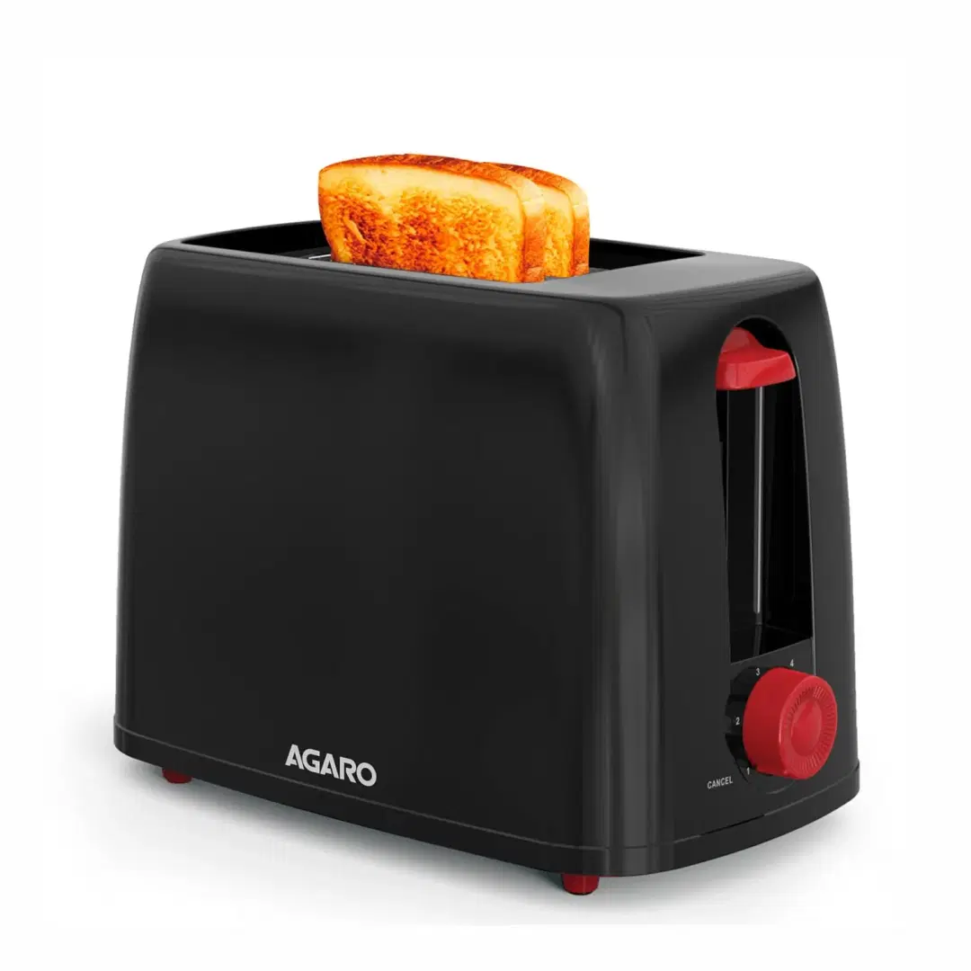Buy AGARO POP UP TOASTER 750W BLACK 33406 Cayroshop