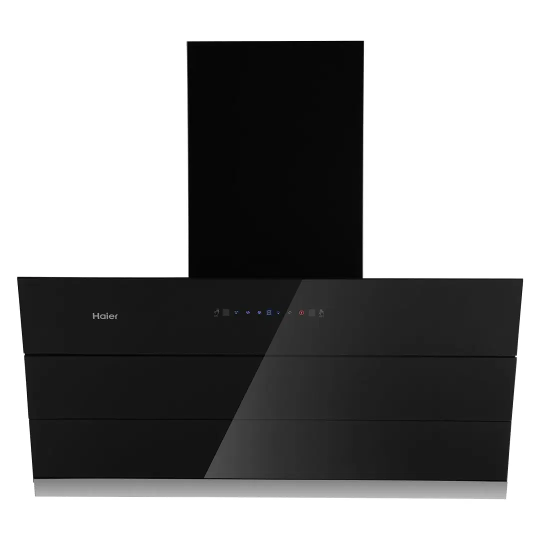 Haier HIH-V60HM-C Auto Clean Wall Mounted Black 1200 CMH Chimney