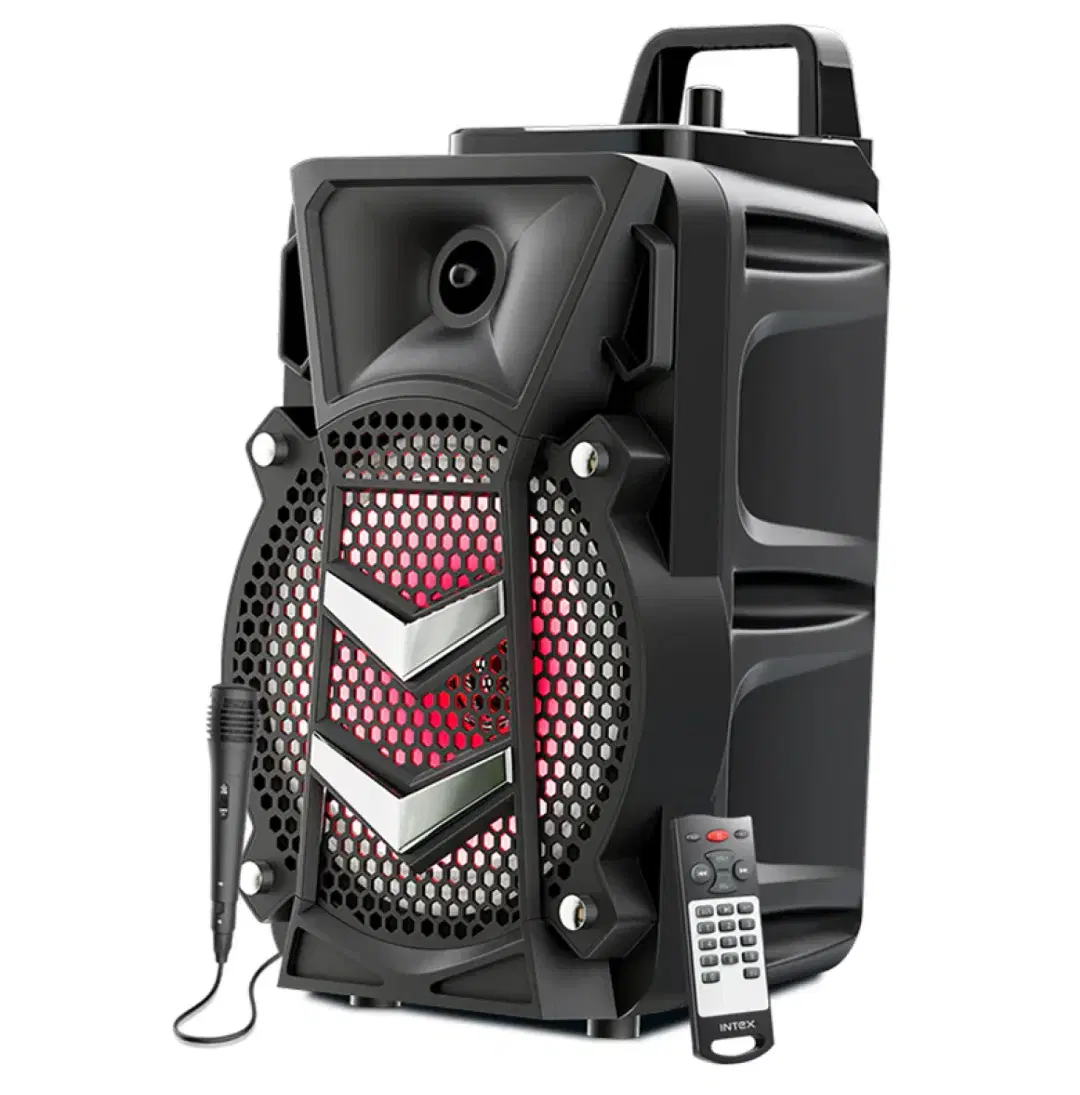 Intex T-150 Trolley Speaker with USB/FM/AUX/TF/MIC/BT