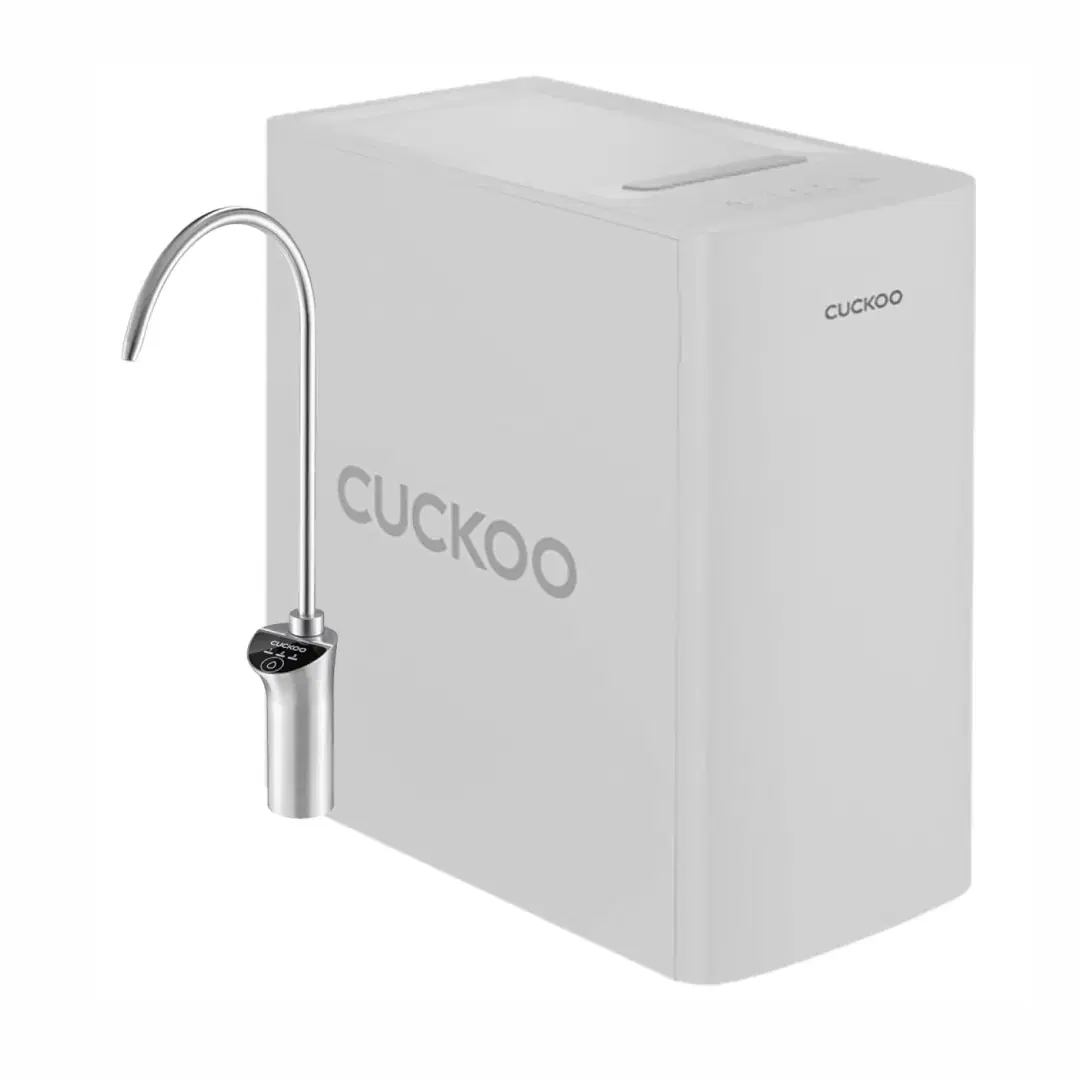 Cuckoo Yuva UTC RO + UV Multi-Stage Water Purifier with Digital Touch Faucet - Under Sink/Counter, White (CP-YR701UW)
