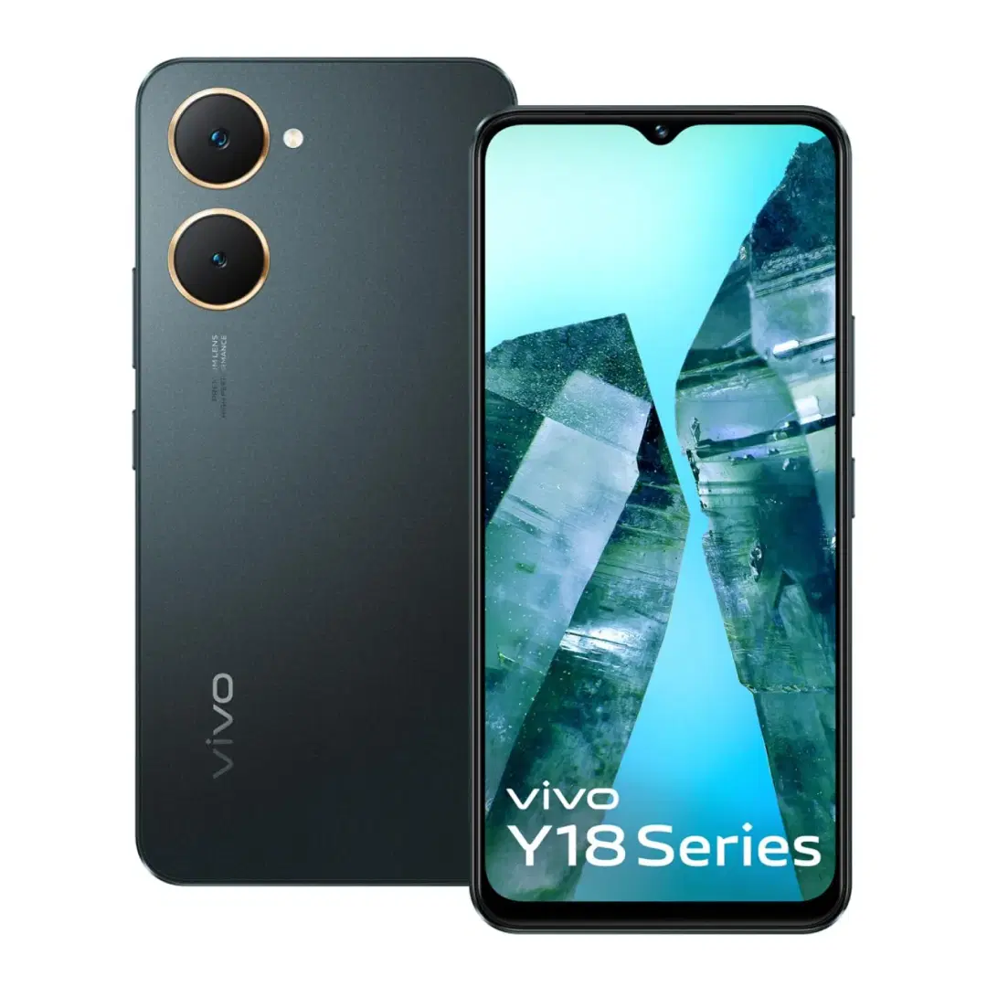 Vivo Y18i (Space Black, 4GB RAM, 64GB Storage)