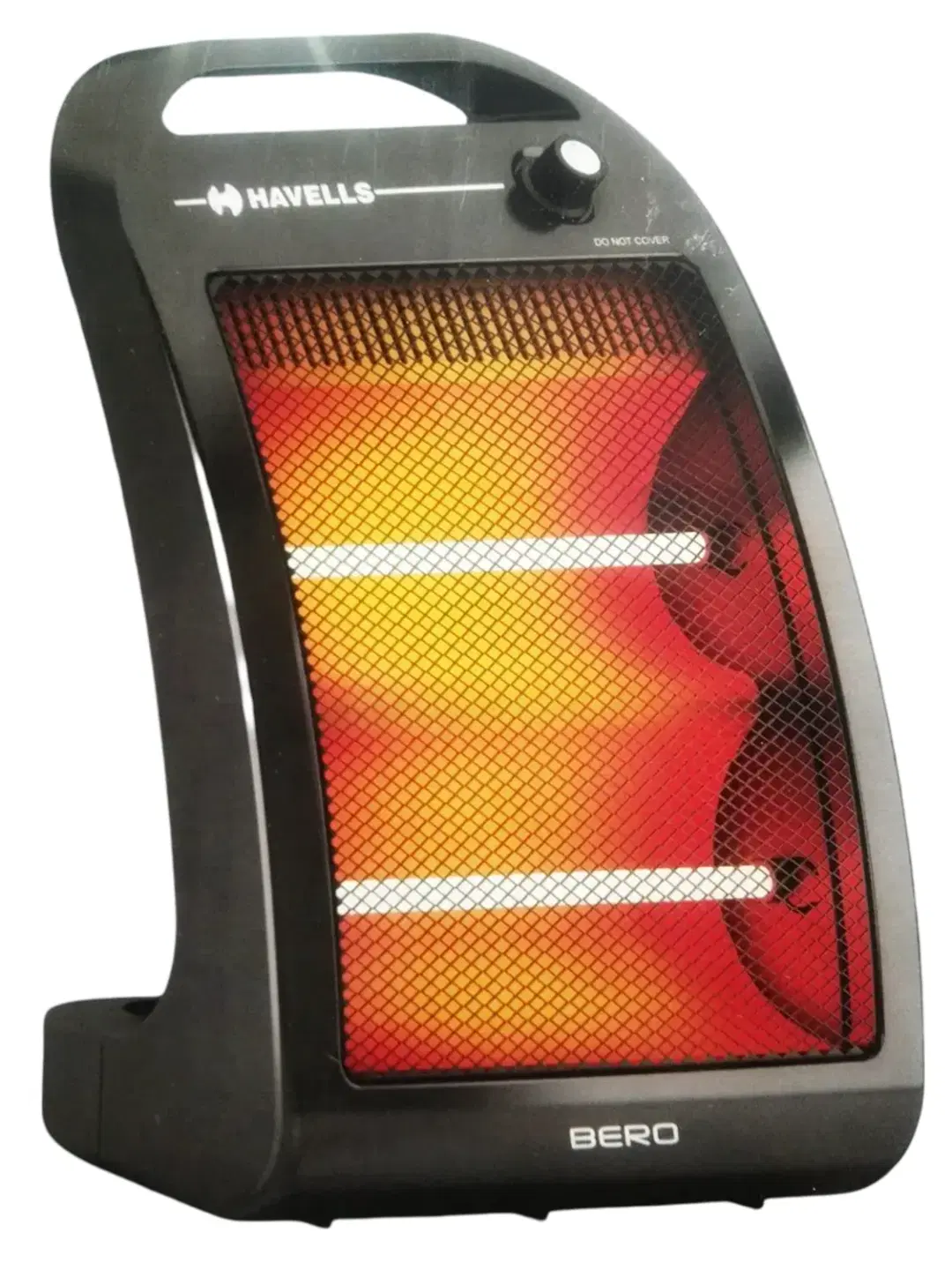 Havells Bero Quartz Heater Black 800 watt 2 Heat Settings 2 Year Product Warranty