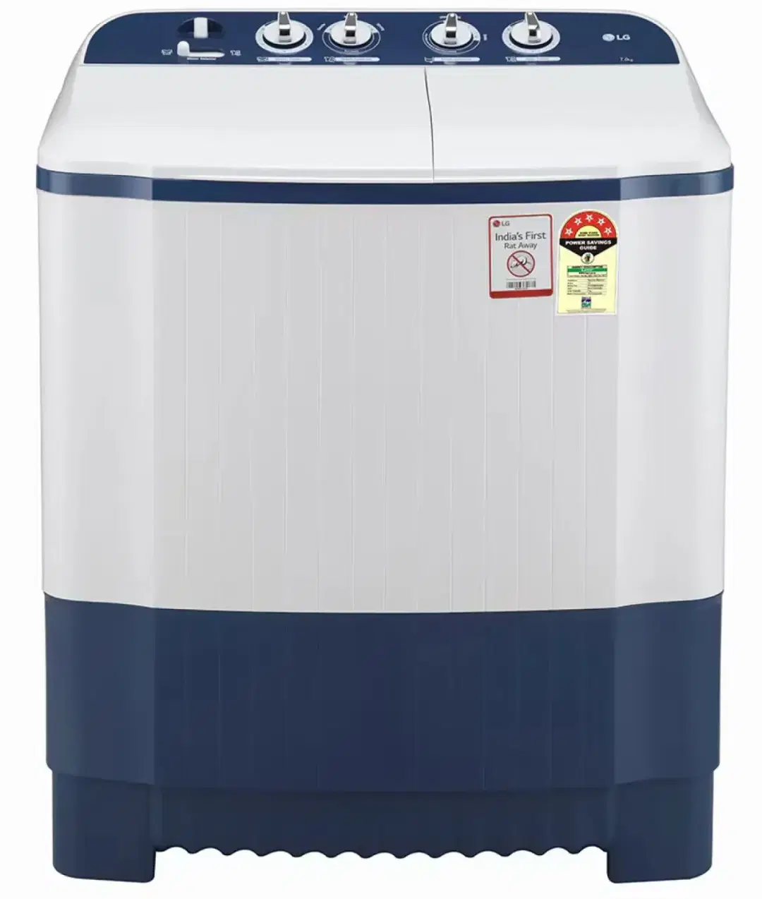 LG 7.5 kg Semi Automatic Top Load Washing Machine Blue (P7510RBAZ)