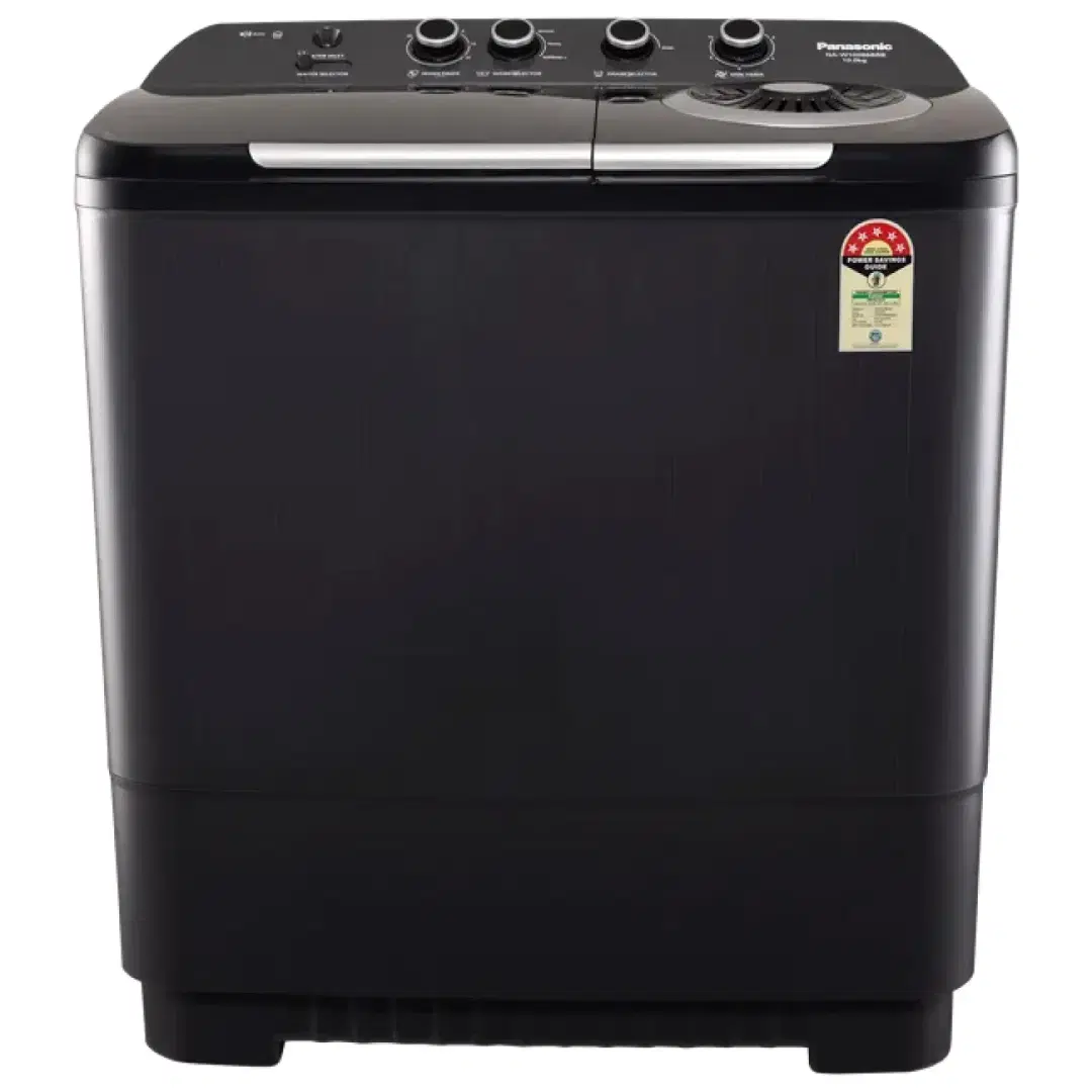Panasonic 10 kg 5 Star Semi-Automatic Washing Machine (NA-W100B6BRB, Black)