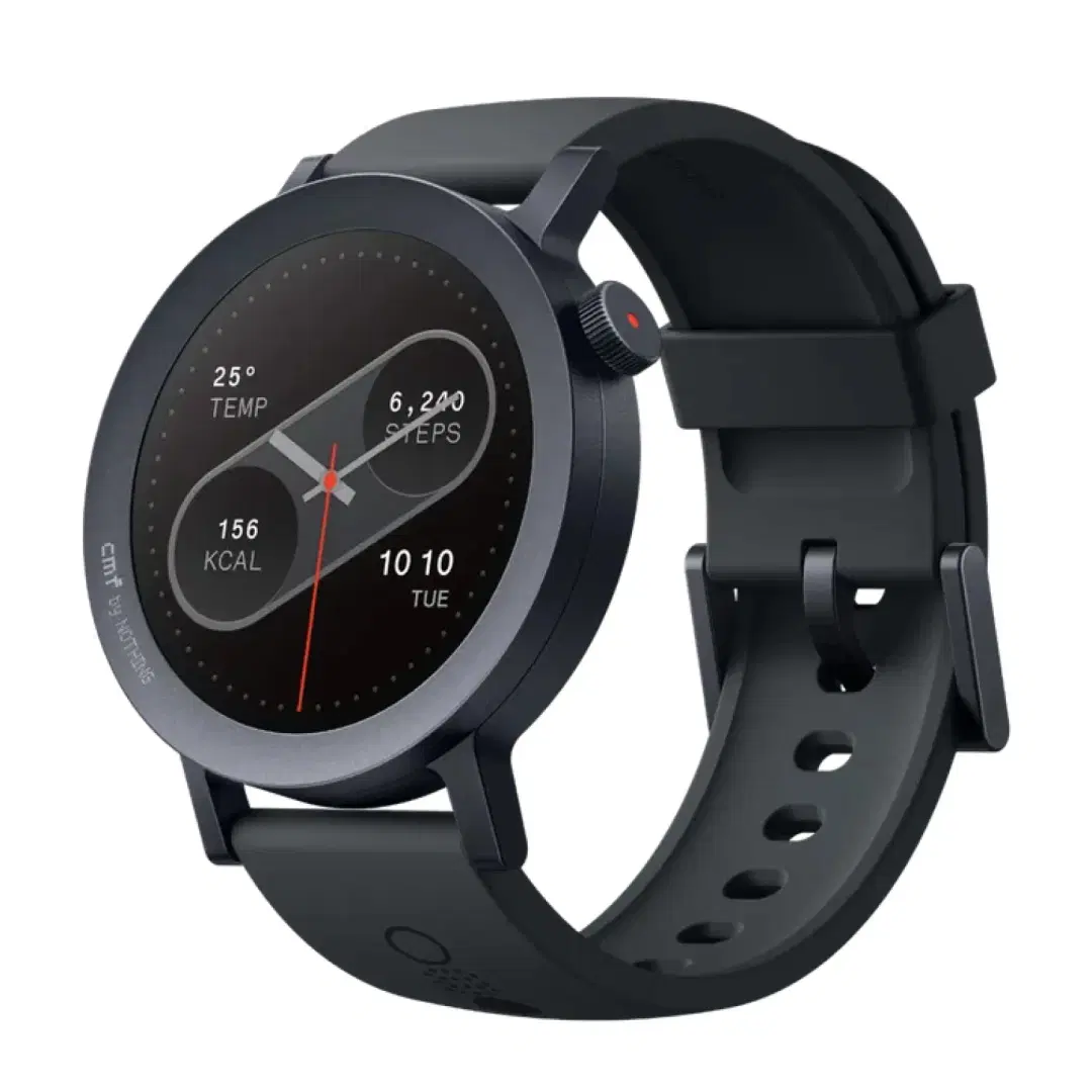 Nothing Watch Pro 2 Smartwatch with Bluetooth Calling (33.52mm Amoled Display, IP68 Water Resistant, Dark Grey Strap)