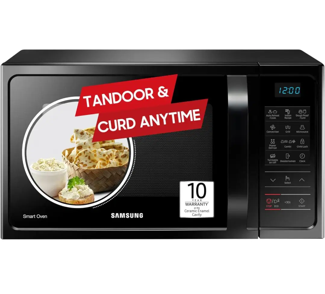 Samsung 28L Convection & Grill Microwave Oven (MC28A5013AK, Black)