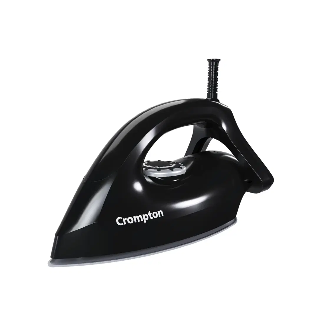 Crompton Desire Plus 1100 Watts Dry Iron (Heavy Weight, Black)