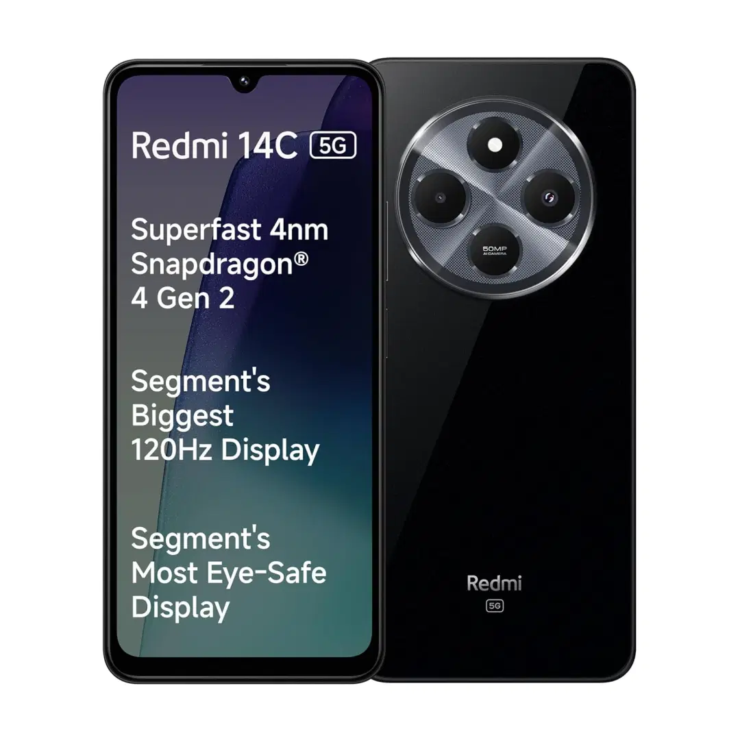 Redmi 14C 5G (Stargaze Black, 64 GB) (4 GB RAM)