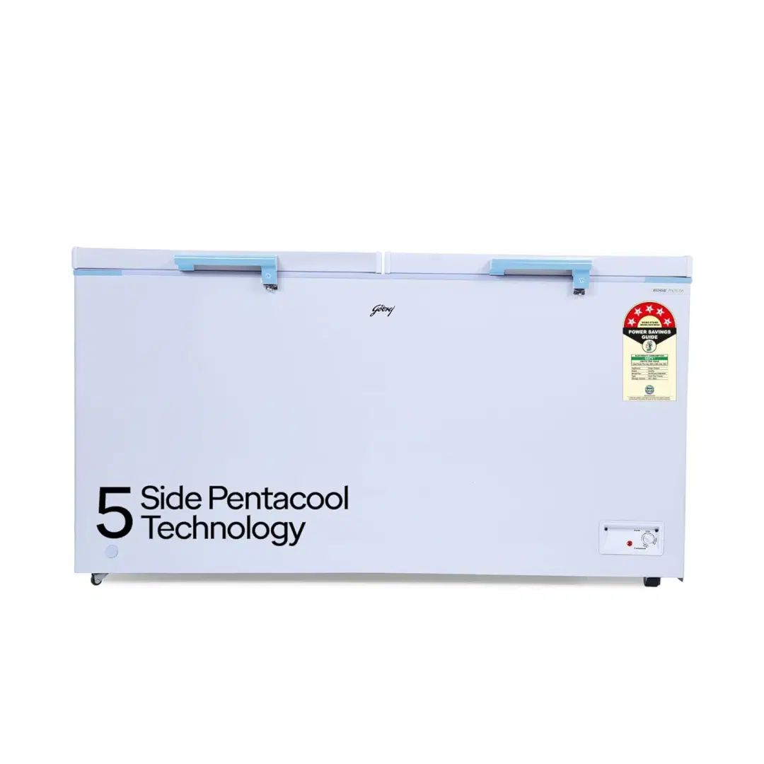 Godrej 505 L Double Door Convertible Deep Freezer (DH EPenta 525E 2HCN RW, White)