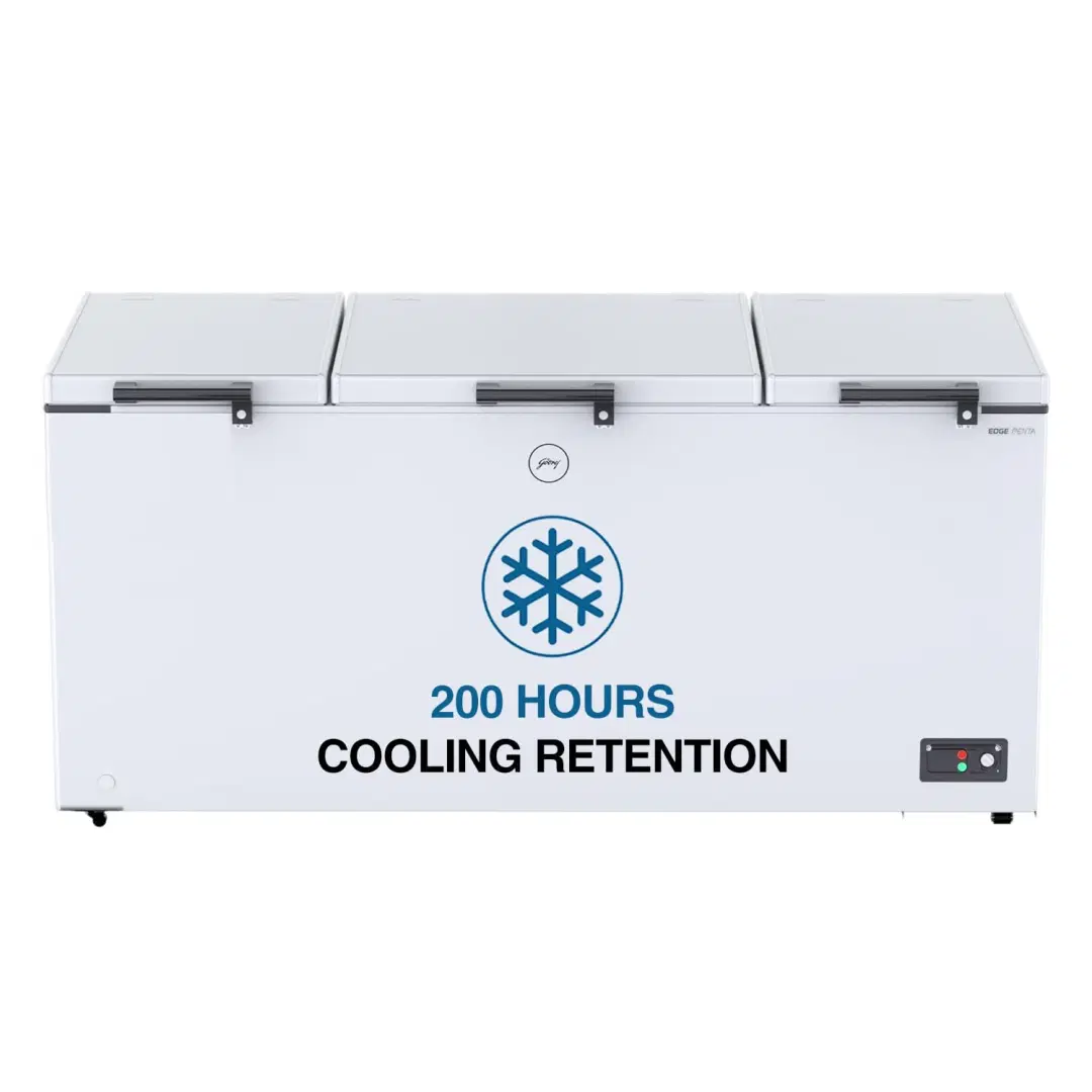 Godrej 600 L Triple Door Convertible Deep Freezer (DH EPenta 625D 41 CMFH3M Rw, White, Pentacool Technology)