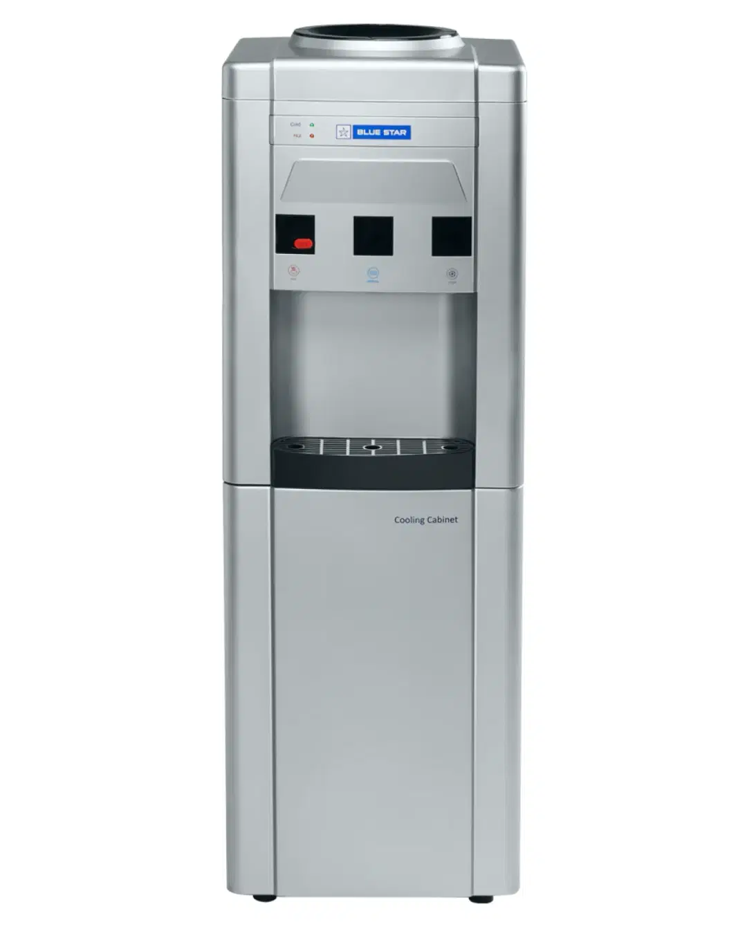 Blue Star Water Dispenser with Refrigerator Hot and Cold Taps (Bwd3Fmrga-G, Grey), 15 liter