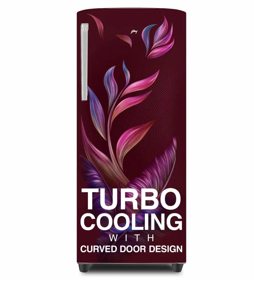 Godrej 238 L 3 Star Turbo Cooling Technology Ensuring Faster Cooling Direct Cool Single Door Refrigerator With Advanced Inverter Technology (RD EMARVEL 260C THI FU WN, Fusion Wine)