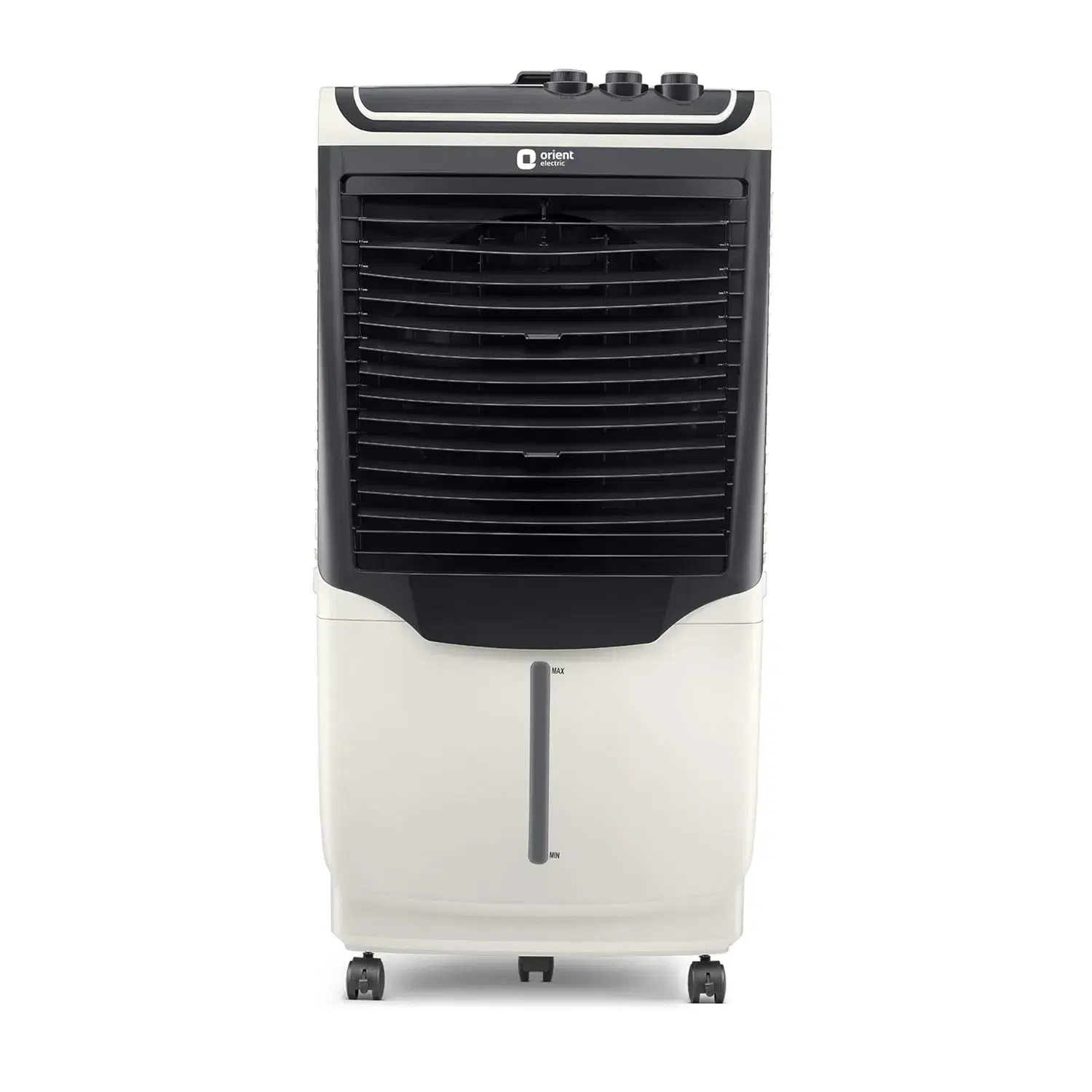 Orient Electric Avante 105 L Desert Air Cooler For Home | Densenest Honeycomb Pads With Powerful Air Delivery | Ice Chamber For Extra Cooling | Noiseless Air Cooler For Room | White & Grey